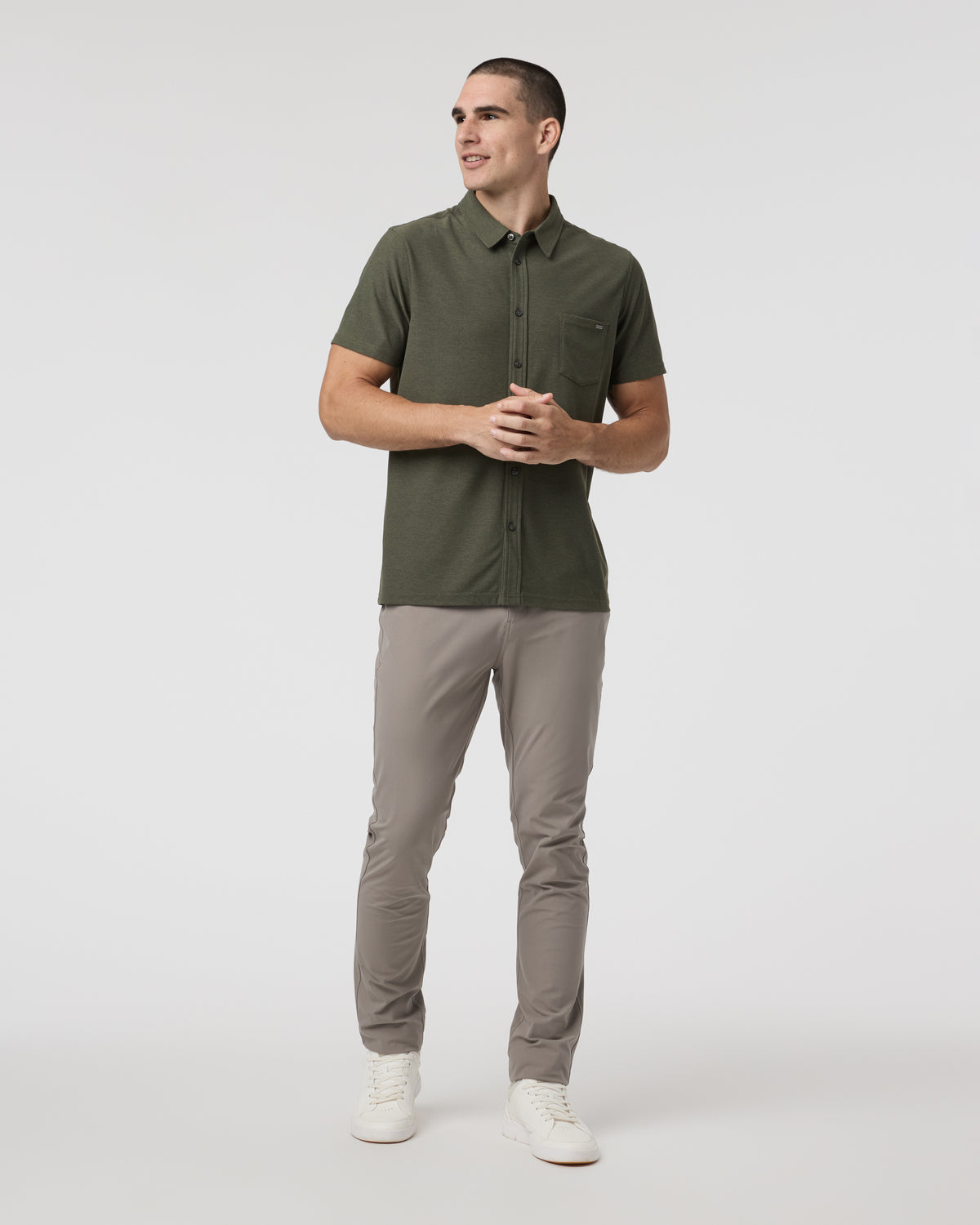 Meta Pant Athletic Slim 32" Mocha 5-Pocket Pants - Vuori Clothing