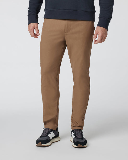 Cascade Tech Chino Men's Pecan Chinos - Vuori Clothing