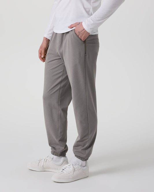 Coronado Performance Sweatpant Classic 28" Dolomite Heather - Vuori Clothing