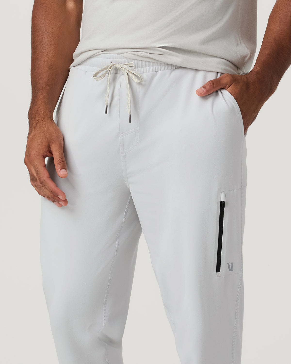 Sunday Performance Jogger 28" Men's Frost Grey Joggers - Vuori Clothing