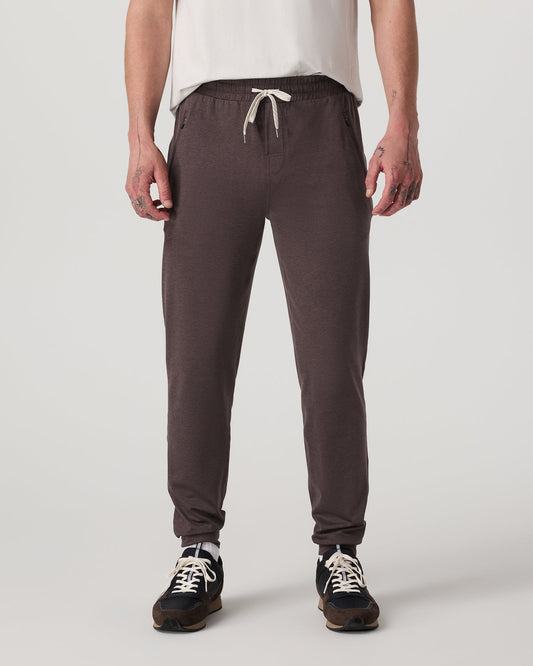 Men's Ponto Performance Jogger 30" Sangria Heather - Vuori Clothing