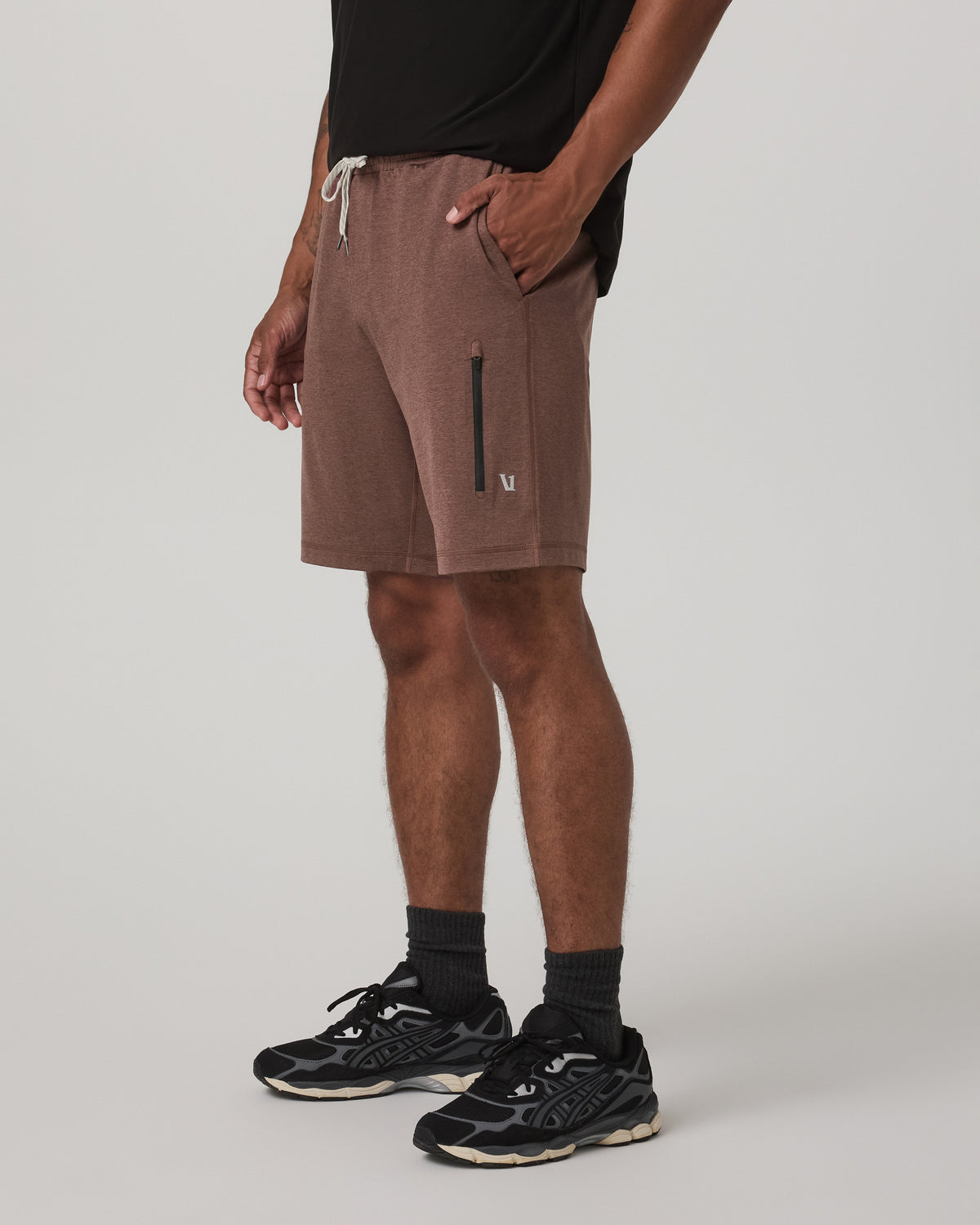 Sunday Performance Short 8" Men's Sable Heather Shorts - Vuori Clothing