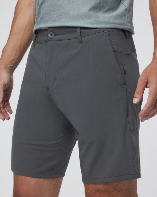 Aim Short Charcoal Men's Tailored Shorts Clothing - Vuori Clothing