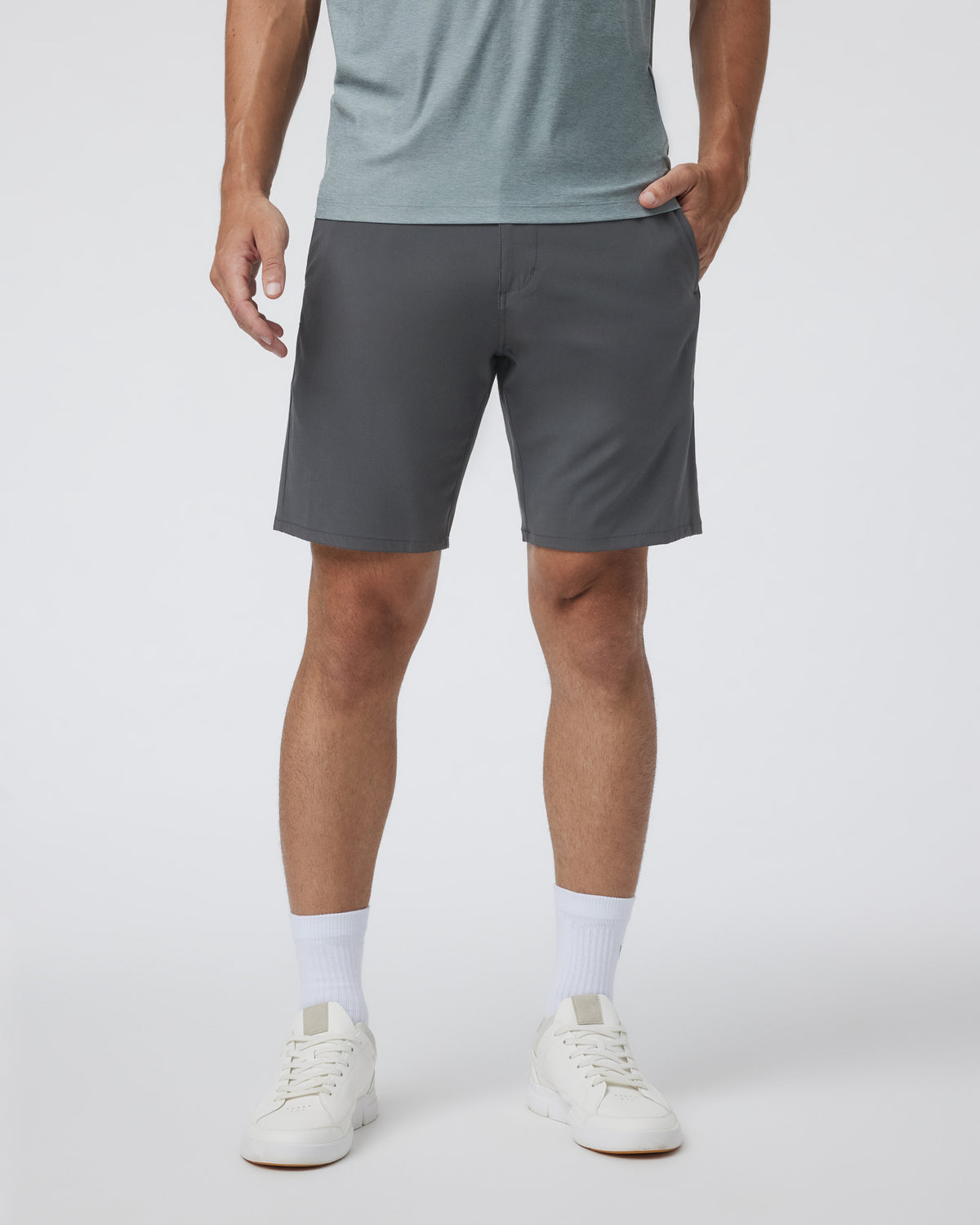 Aim Short Charcoal Men's Tailored Shorts Clothing - Vuori Clothing