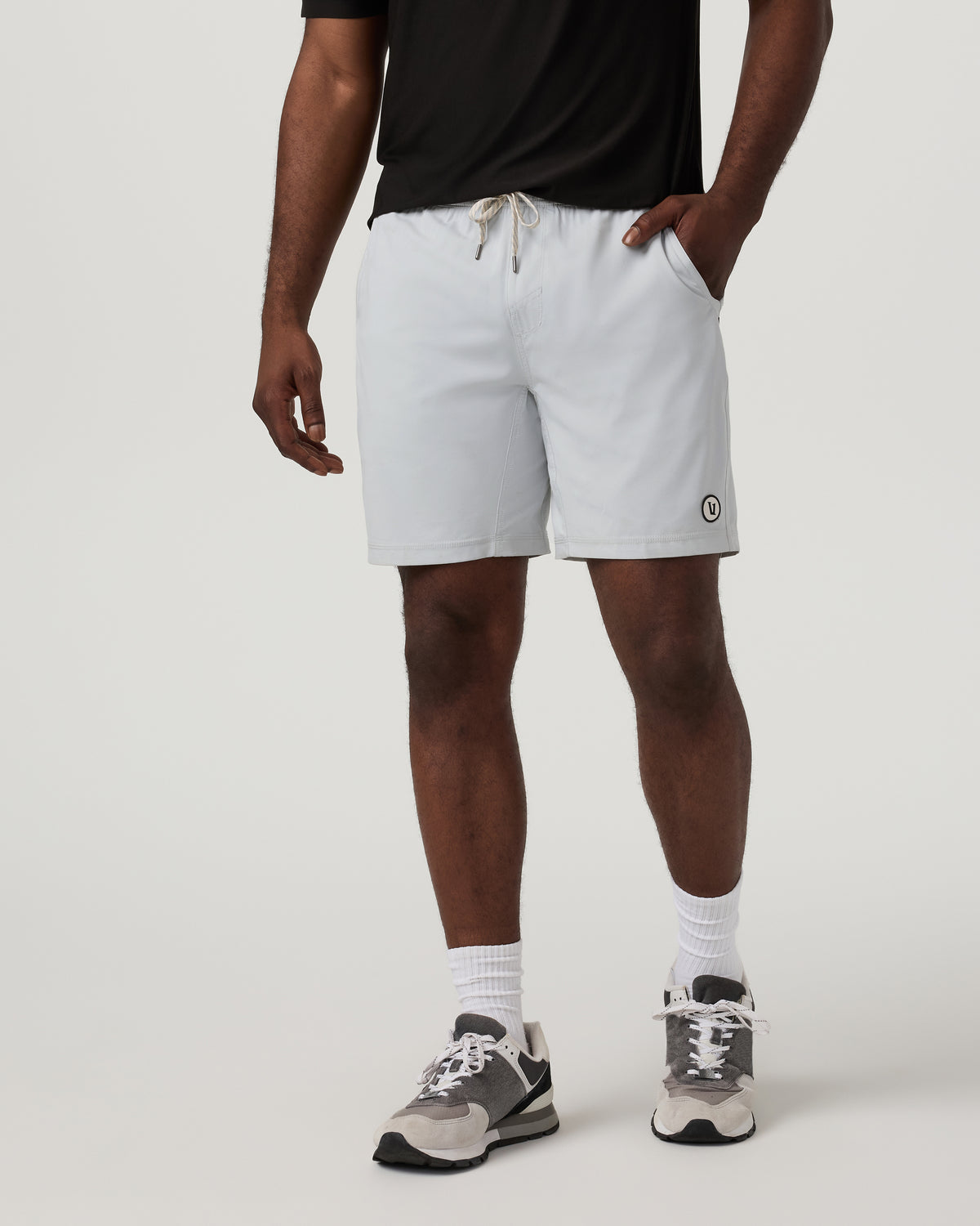 Kore Short Lined 7" Men's Sky Grey Athletic Shorts - Vuori Clothing