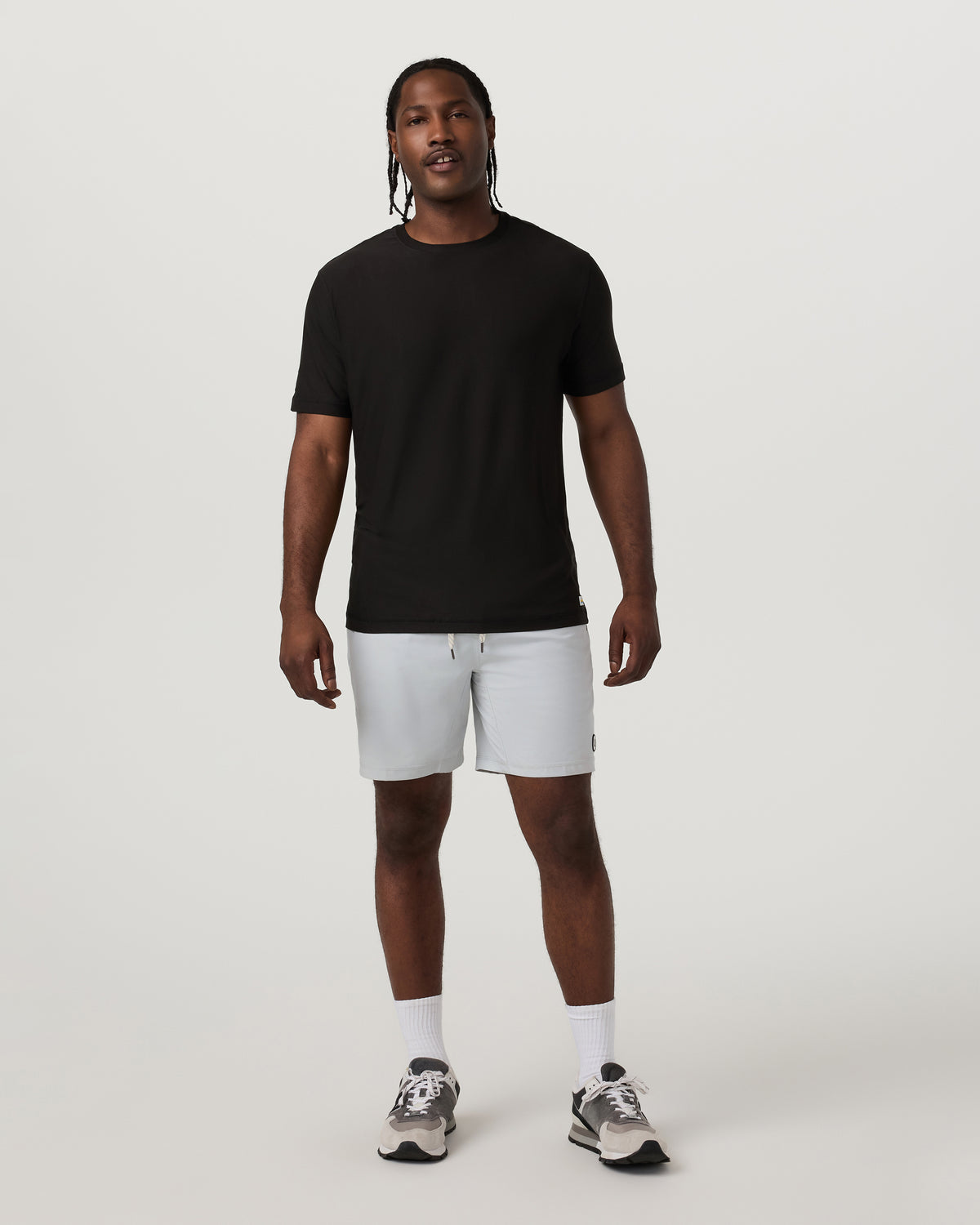 Kore Short Lined 7" Men's Sky Grey Athletic Shorts - Vuori Clothing