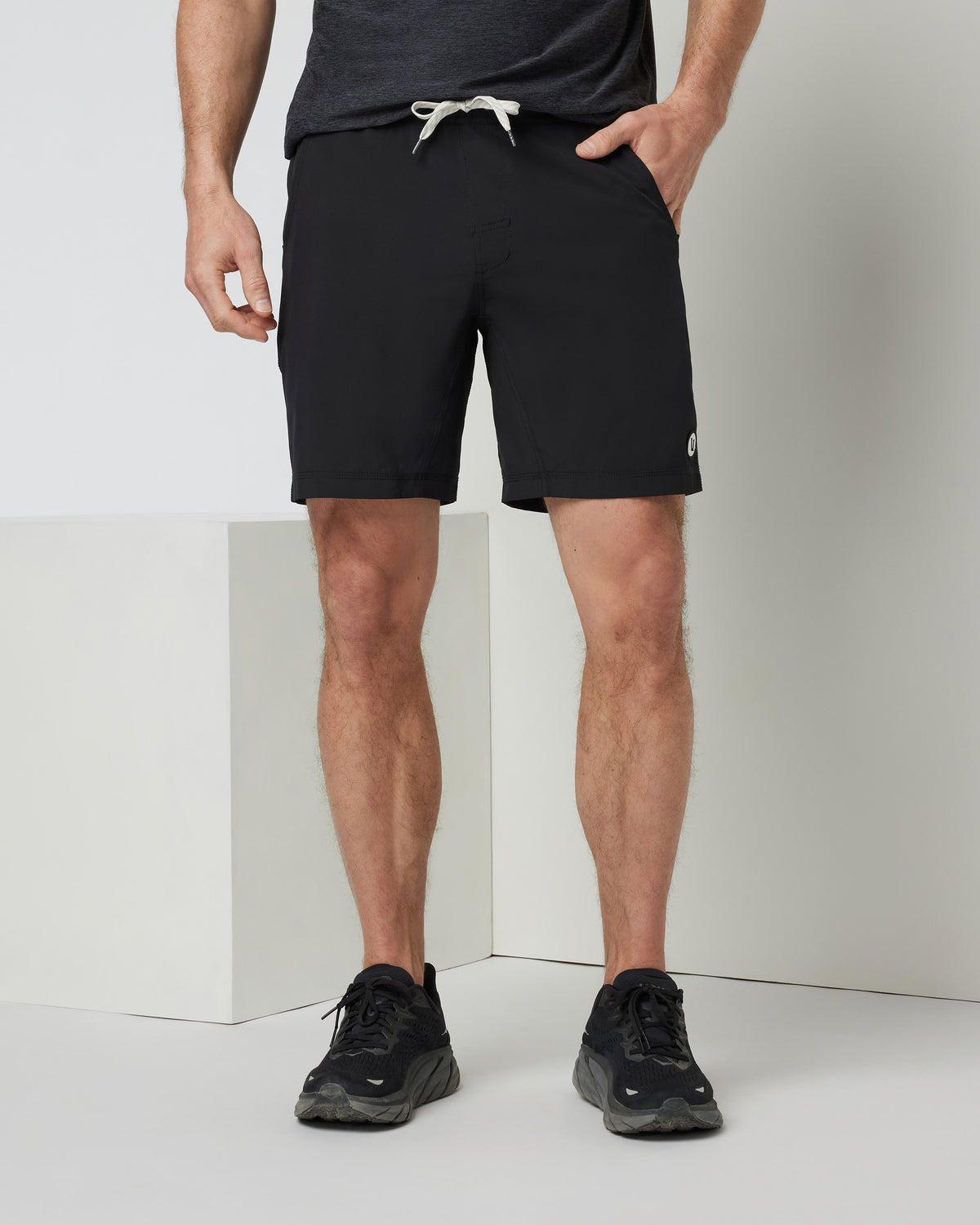 Kore Short Lined 9" Men's Black Shorts 9 Inch Inseam - Vuori Clothing