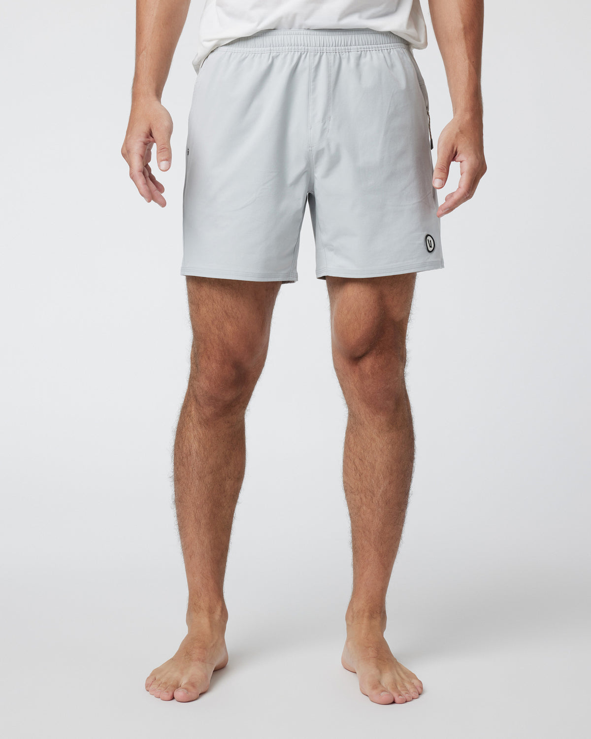 Maverick Volley Short Men's Sky Grey Hybrid Shorts - Vuori Clothing