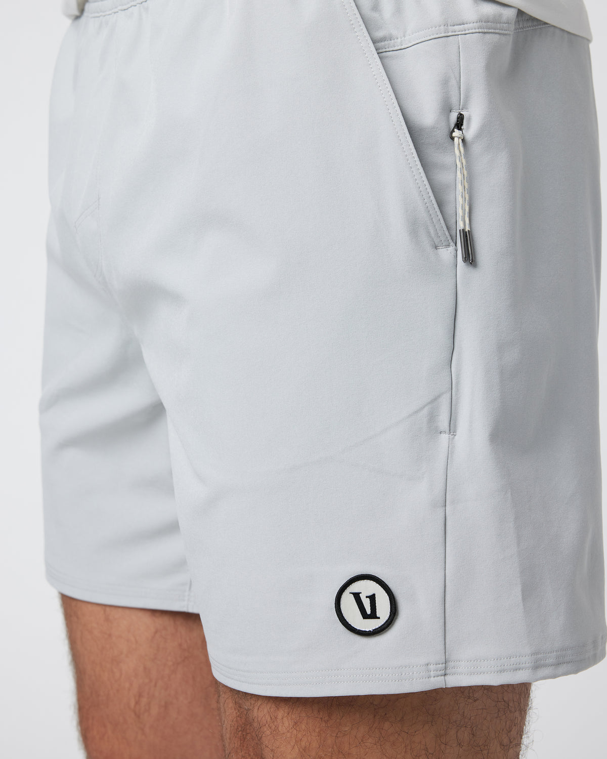 Maverick Volley Short Men's Sky Grey Hybrid Shorts - Vuori Clothing