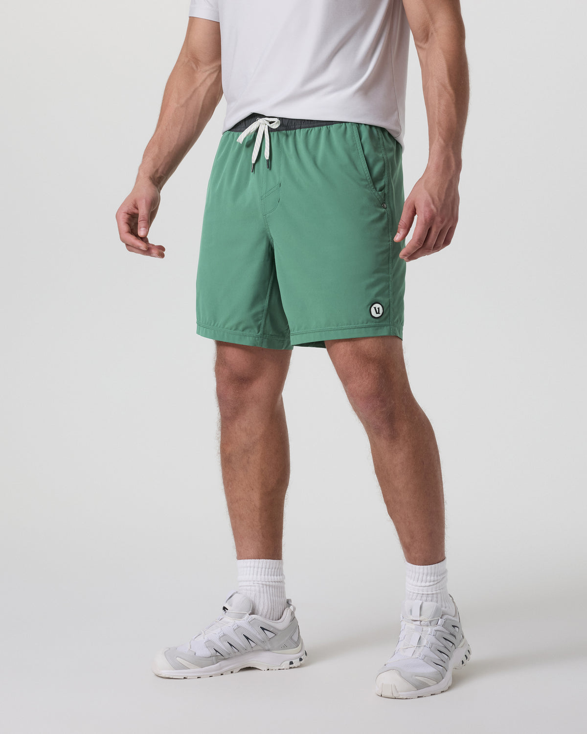Kore Short Lined 7" Men's Hedge Green Athletic Shorts - Vuori Clothing