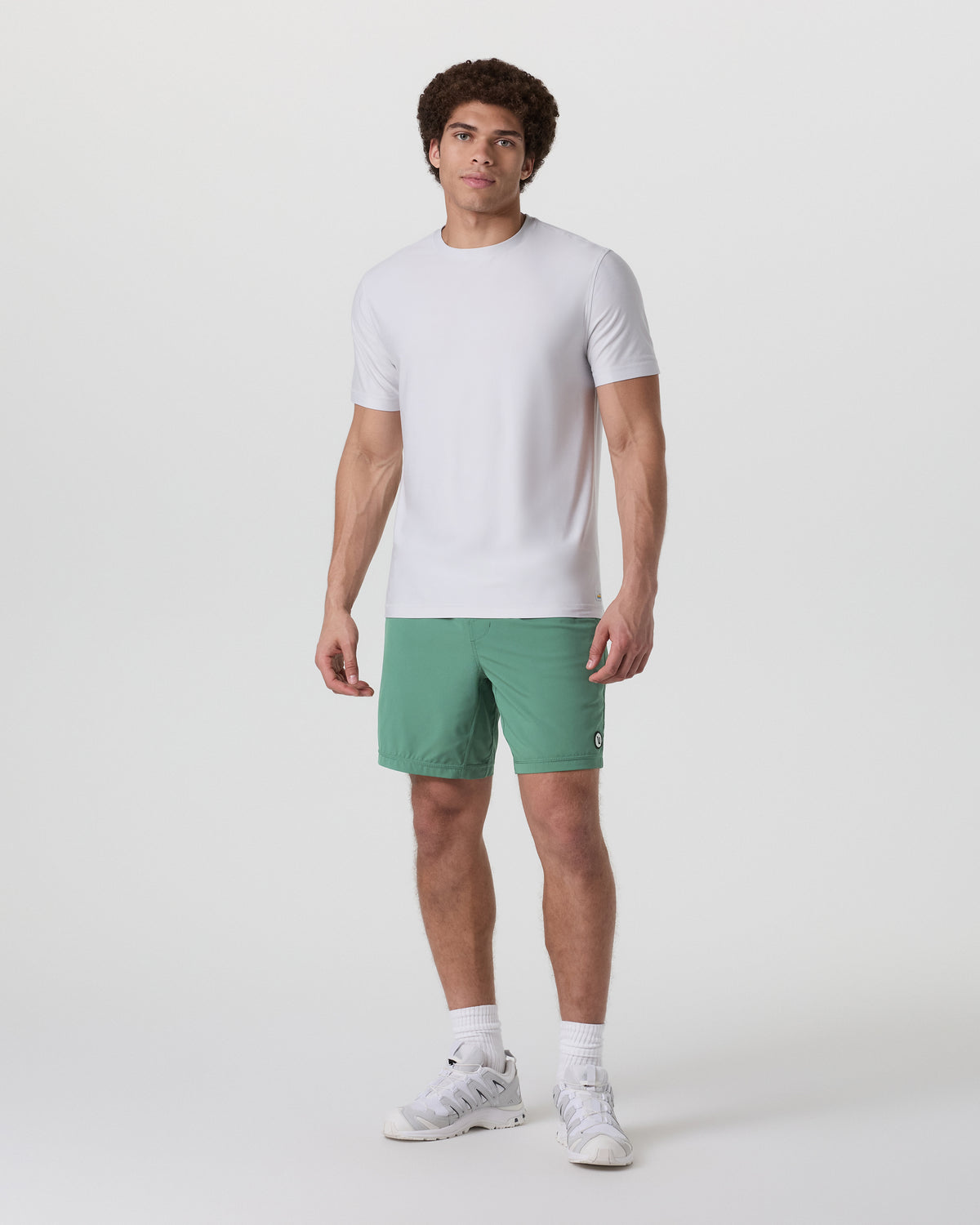 Kore Short Lined 7" Men's Hedge Green Athletic Shorts - Vuori Clothing
