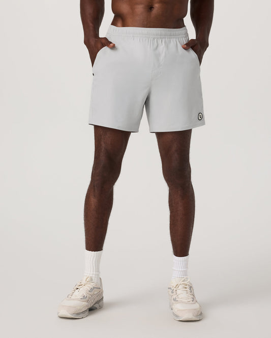 Maverick Volley Short Lined Men's Sky Grey Swim Shorts - Vuori Clothing