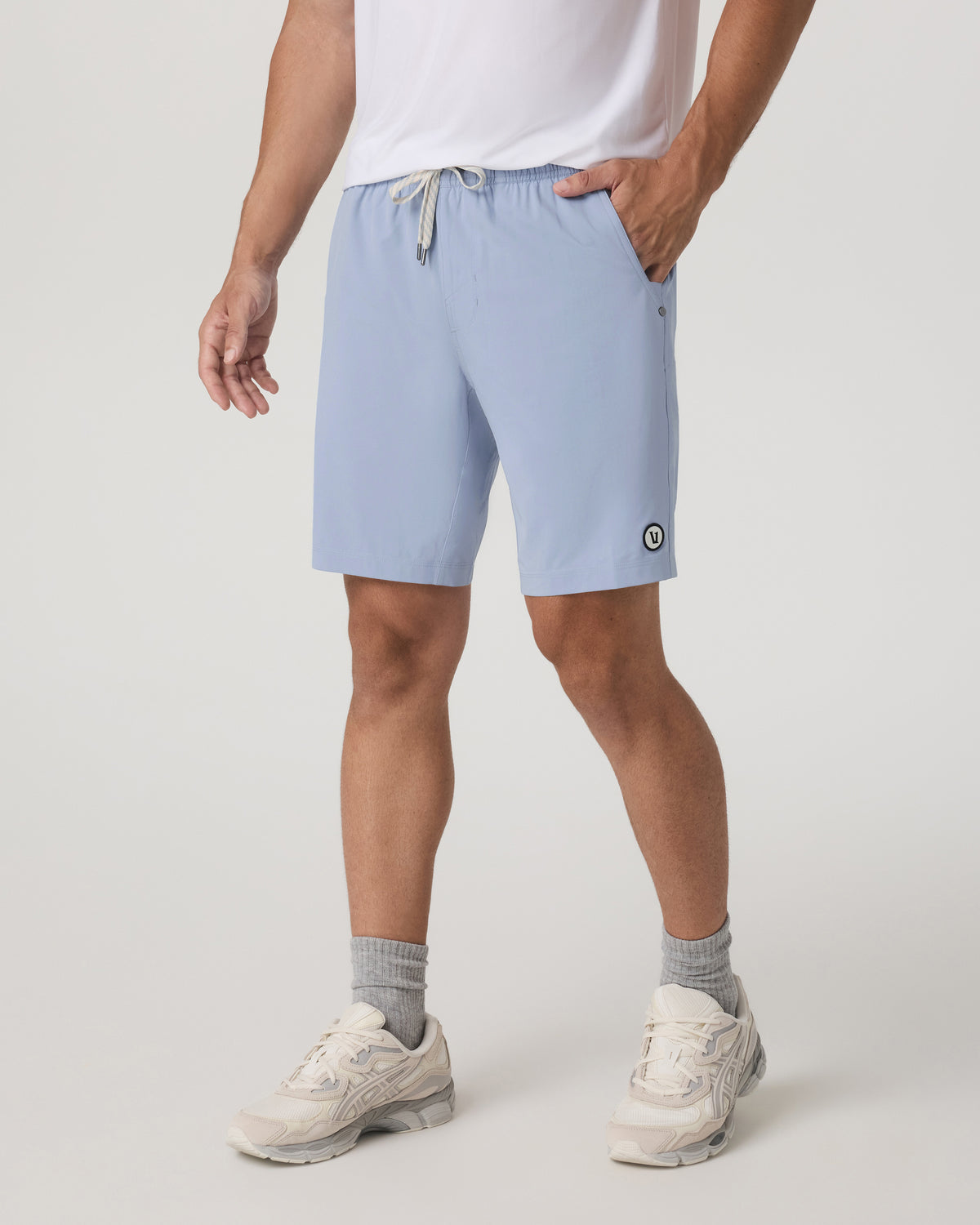 Kore Short Lined 9" Men's Blue Dusk Athletic Fit Shorts - Vuori Clothing