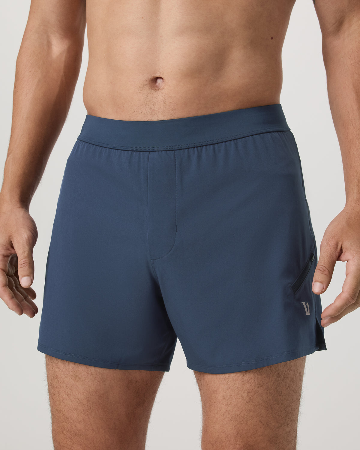 Qualify Short Lined 5" Men's Blue Coast Training Short - Vuori Clothing
