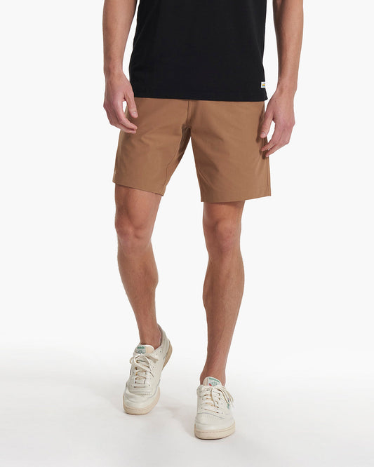Meta Short Camel Brown Relaxed Fit Chino Shorts - Vuori Clothing
