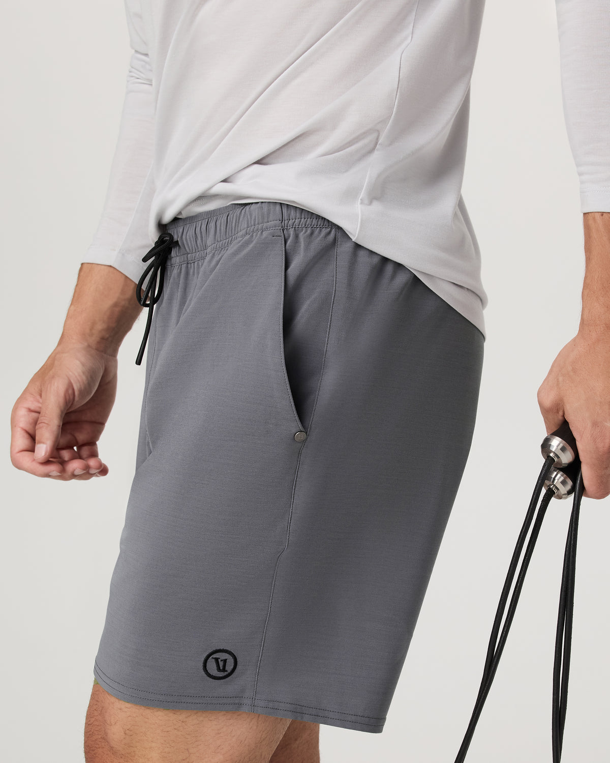 Elevate Kore Short Unlined 7" Men's Zinc Shorts - Vuori Clothing