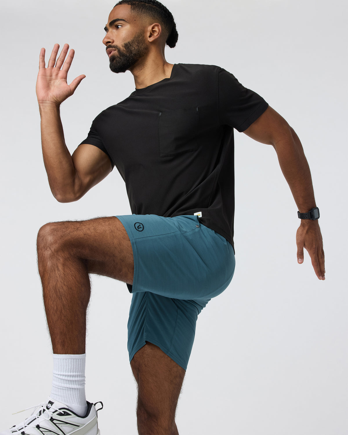 Elevate Kore Short Lined 7" Light Deep Sea Performance Shorts - Vuori Clothing