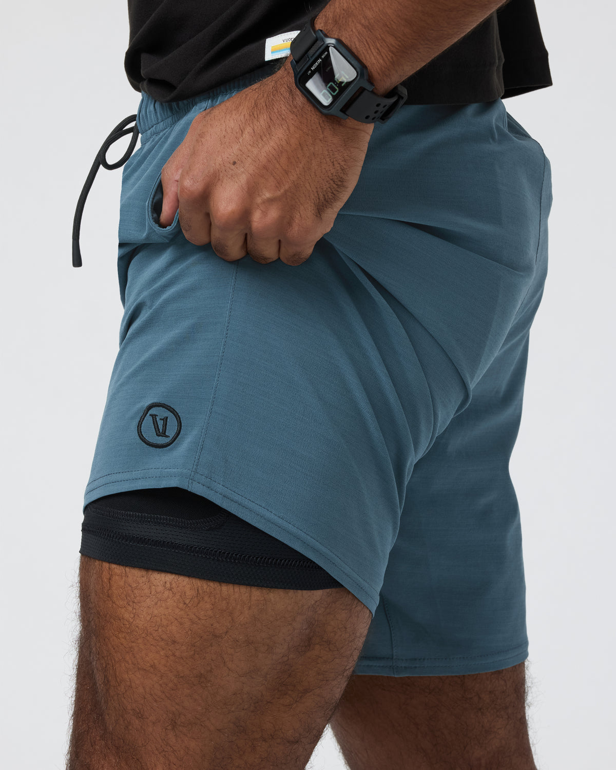 Elevate Kore Short Lined 7" Light Deep Sea Performance Shorts - Vuori Clothing