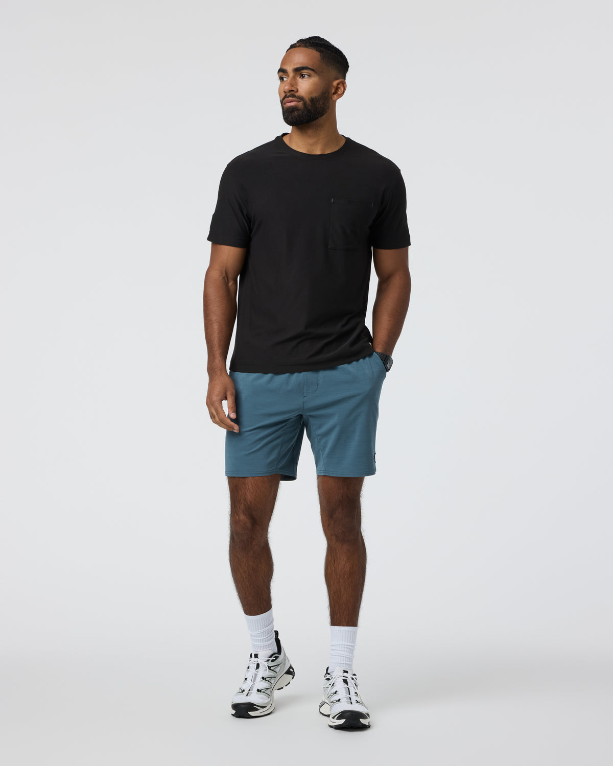 Elevate Kore Short Lined 7" Light Deep Sea Performance Shorts - Vuori Clothing