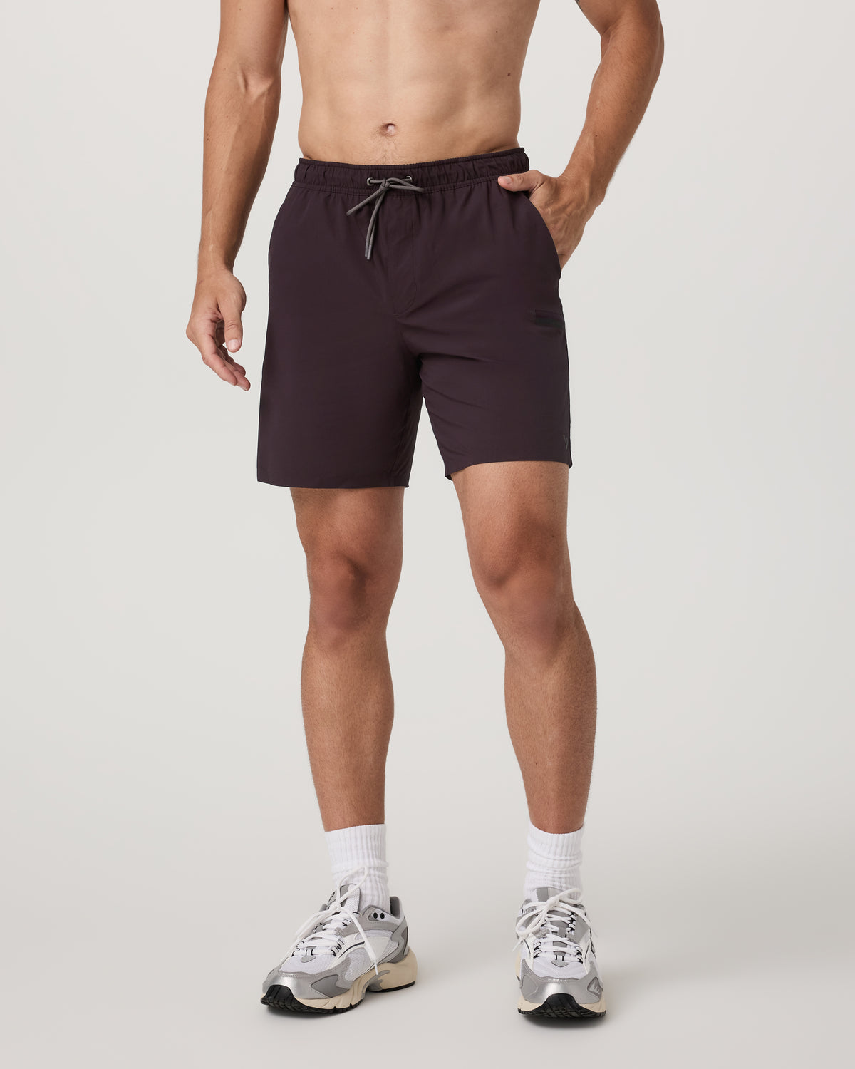 Grafton Short Lined 7" Men's Raisin Training Shorts - Vuori Clothing