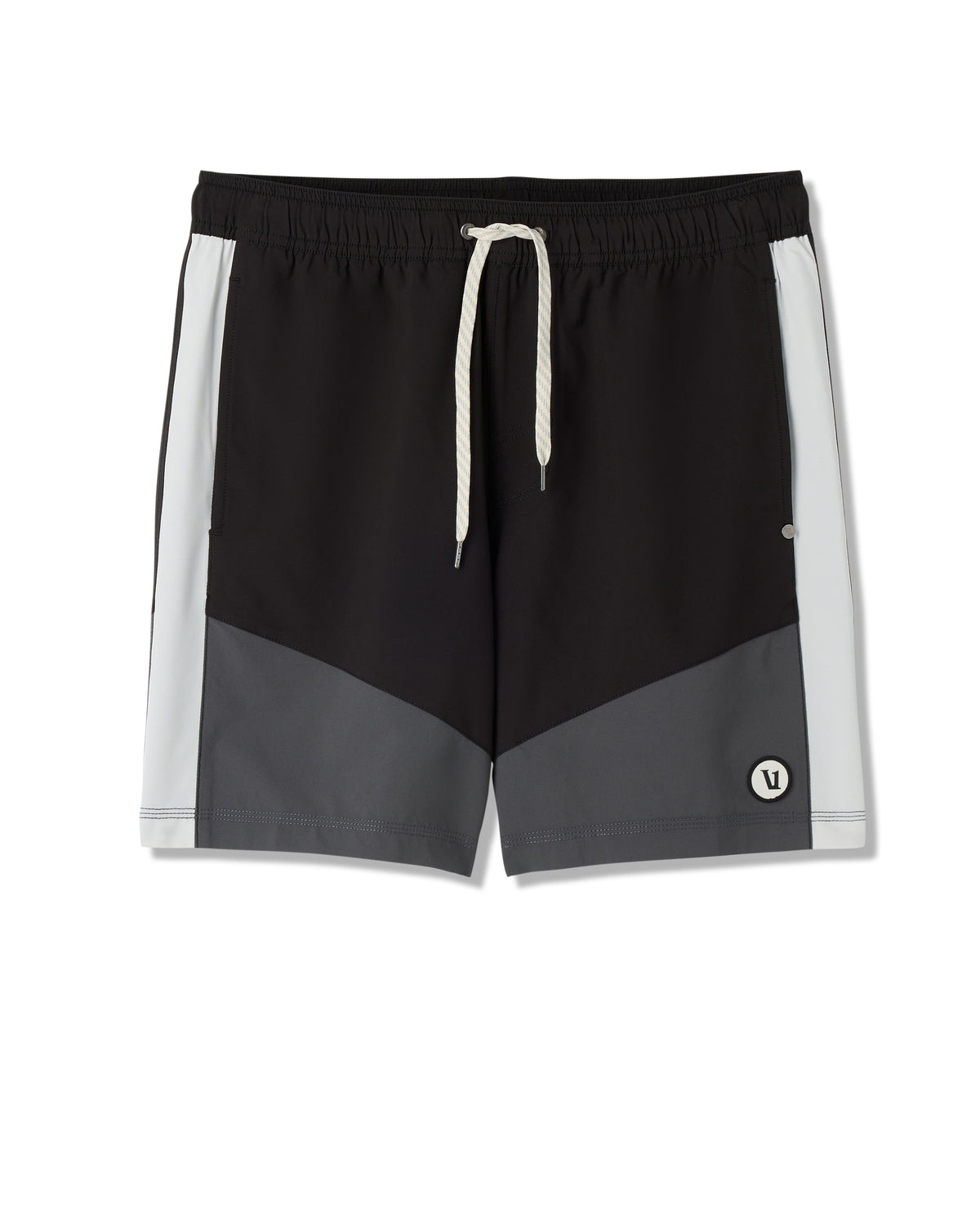 Kore Short X1 Lined Classic Fit 7" Black/Dark Pewter/Salt - Vuori Clothing