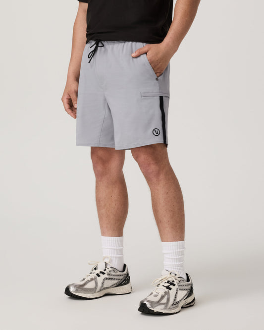Elevate Kore Utility Short Lined 7" Men's Sea Fog Shorts - Vuori Clothing