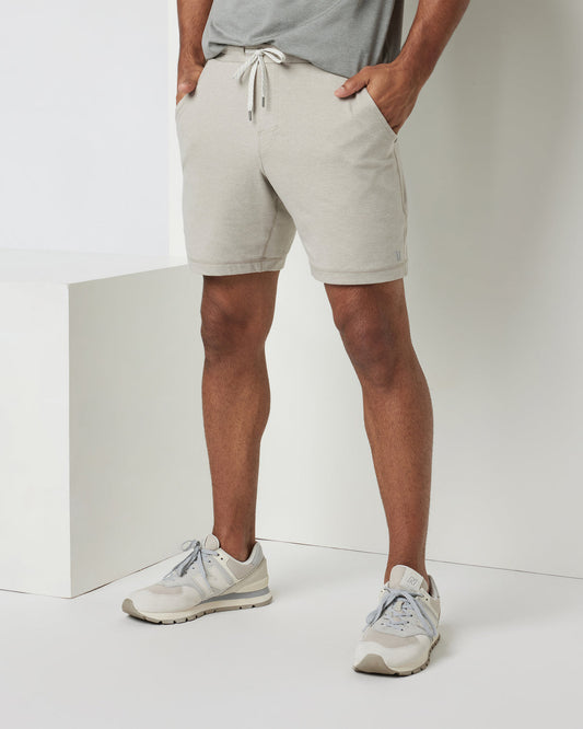 Ponto Short Men's Dark Salt Heather Jogger Shorts - Vuori Clothing