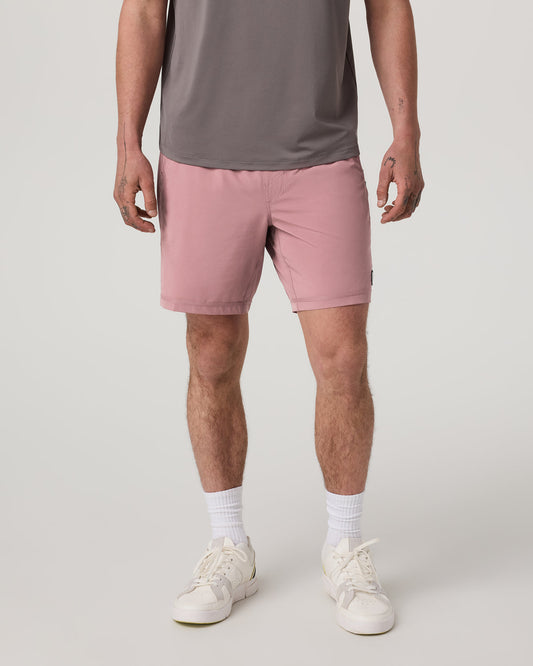 Kore Short Lined 7" Men's Summer Red Athletic Shorts - Vuori Clothing