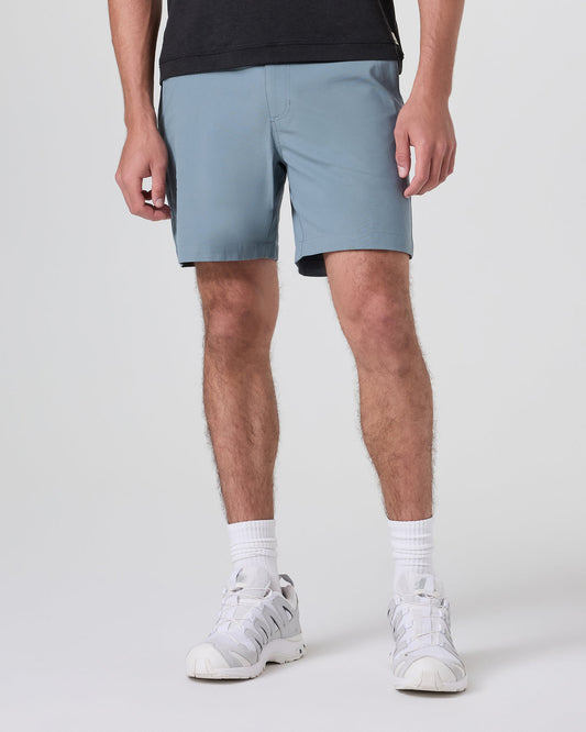 Meta Short Classic Fit 6" Dusty Blue Chino Shorts - Vuori Clothing