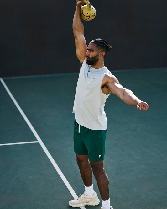 Kore Short Lined 7" Men's Viridian Athletic Fit Shorts - Vuori Clothing
