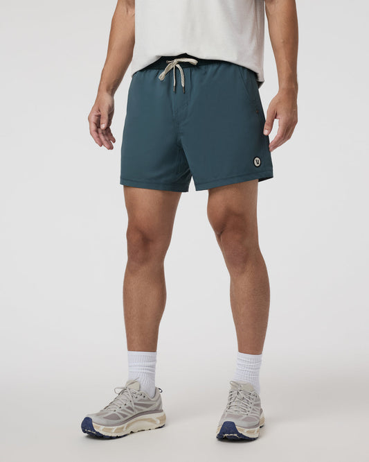Kore Short Lined 5" Light Deep Sea Athletic Shorts - Vuori Clothing