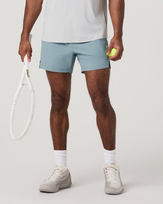 Crosscourt Short Unlined 5" Men's Mist Tennis Shorts - Vuori Clothing
