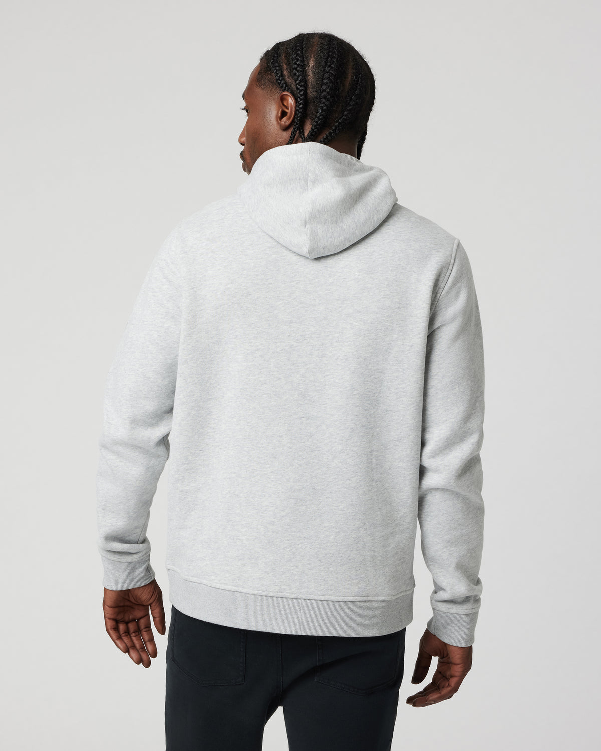 Seaside Pullover Hoodie Light Heather Grey - Vuori Clothing