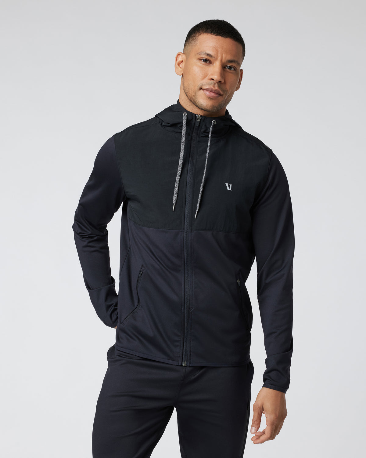Sunday Element Jacket Men’s Black Running Jacket - Vuori Clothing