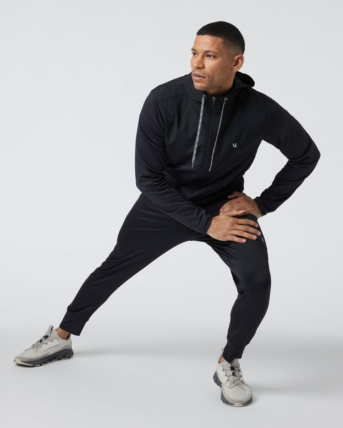 Sunday Element Jacket Men’s Black Running Jacket - Vuori Clothing
