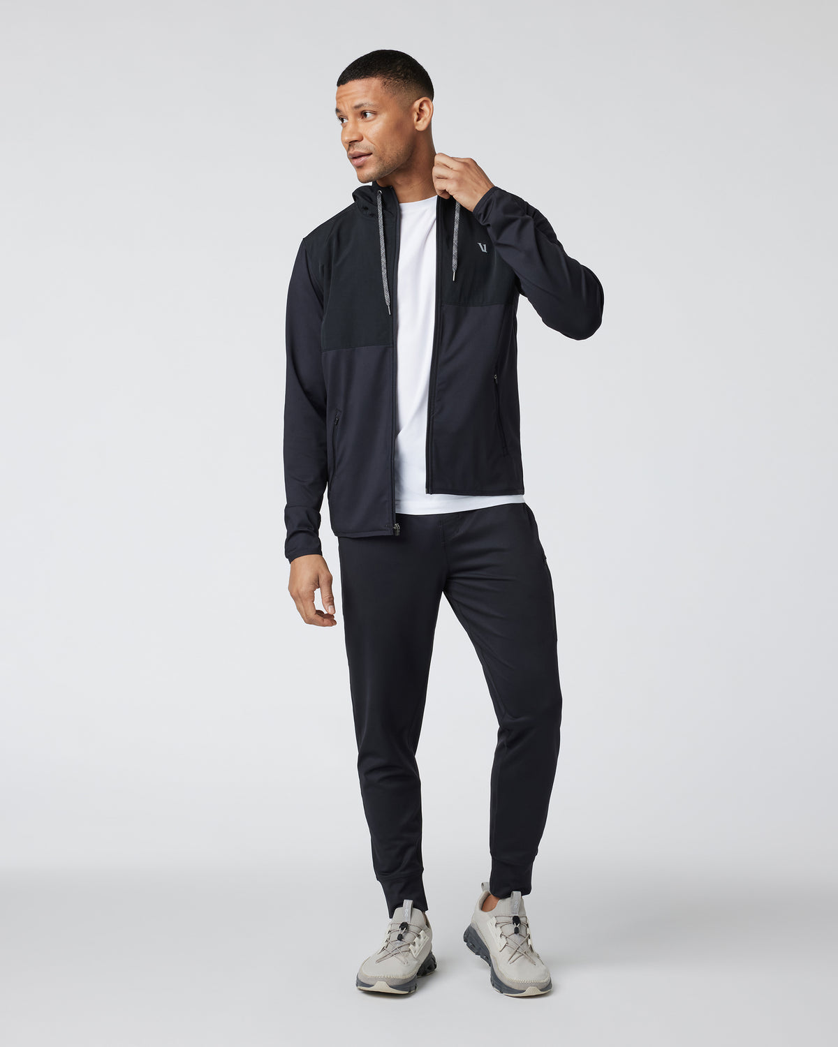 Sunday Element Jacket Men’s Black Running Jacket - Vuori Clothing