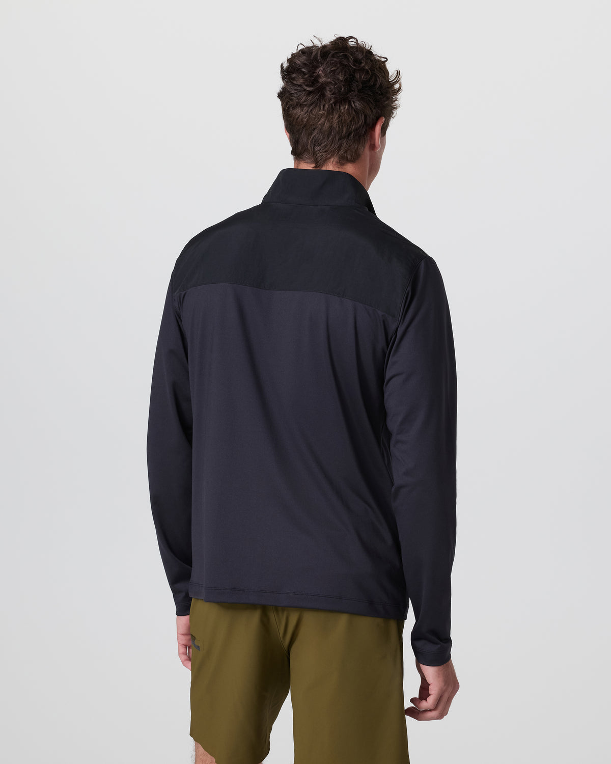 Sunday Element Half Zip Black - Vuori Clothing