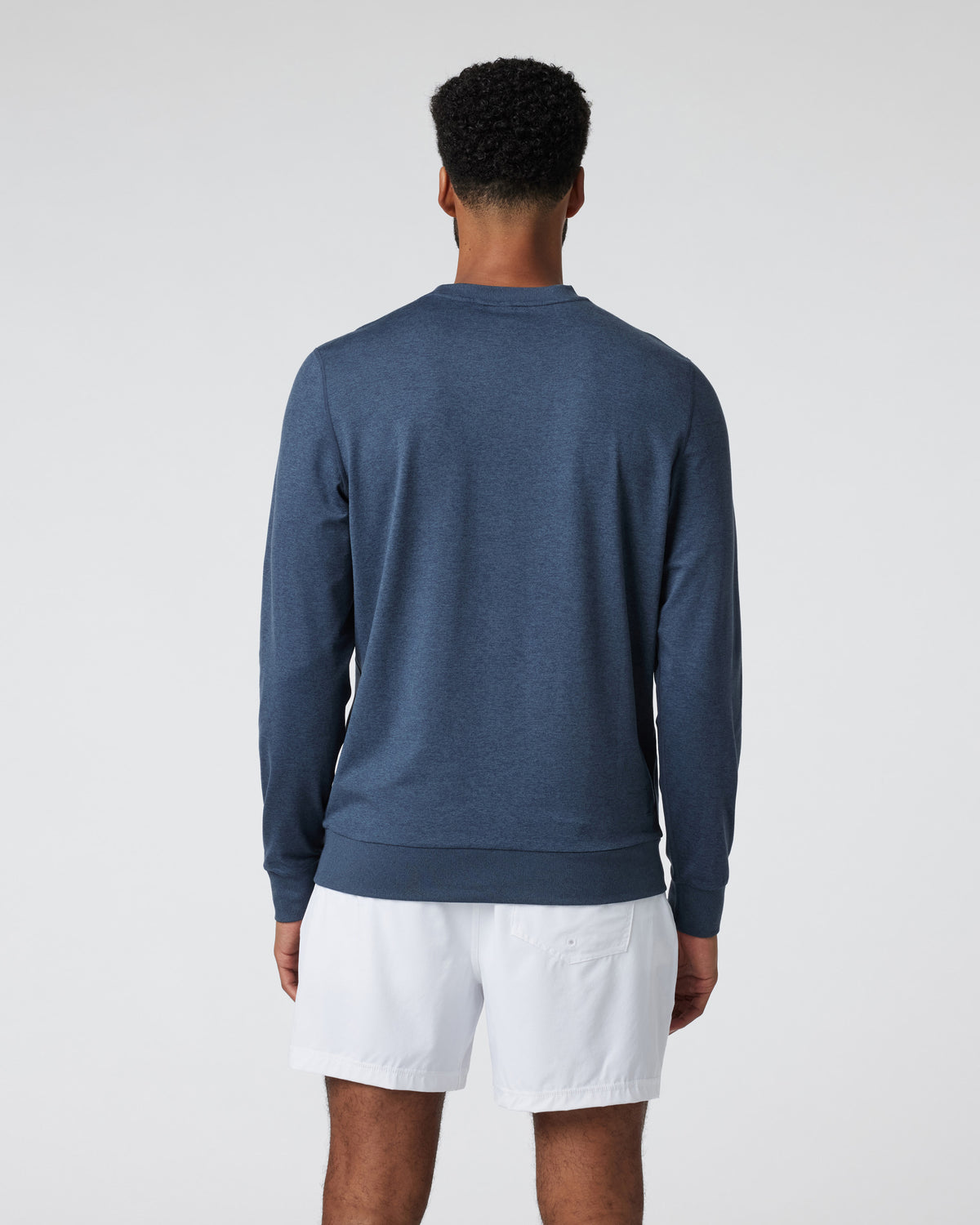 Ponto Performance Crew Azure Heather - Vuori Clothing