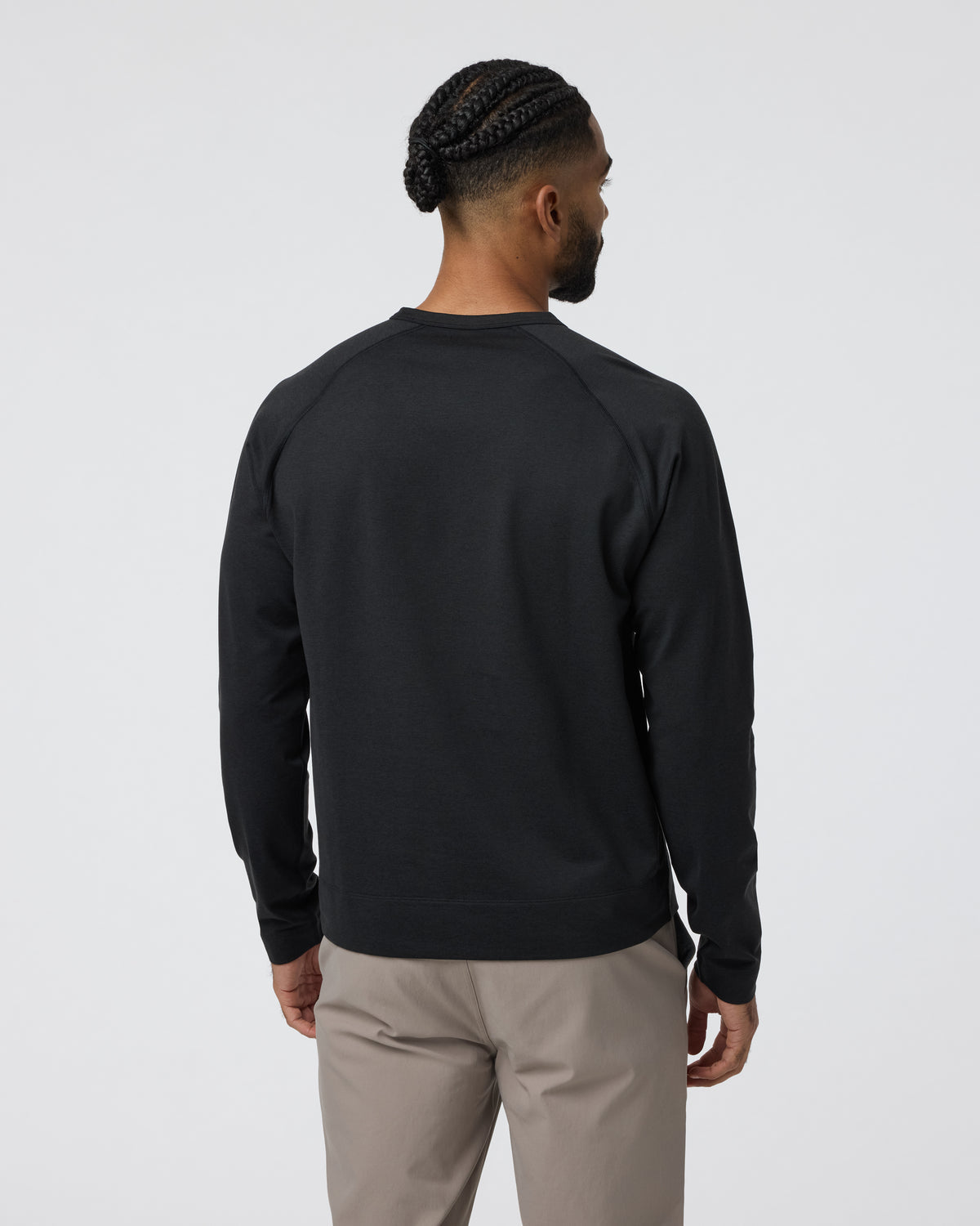 Coronado Crew Black Heather - Vuori Clothing