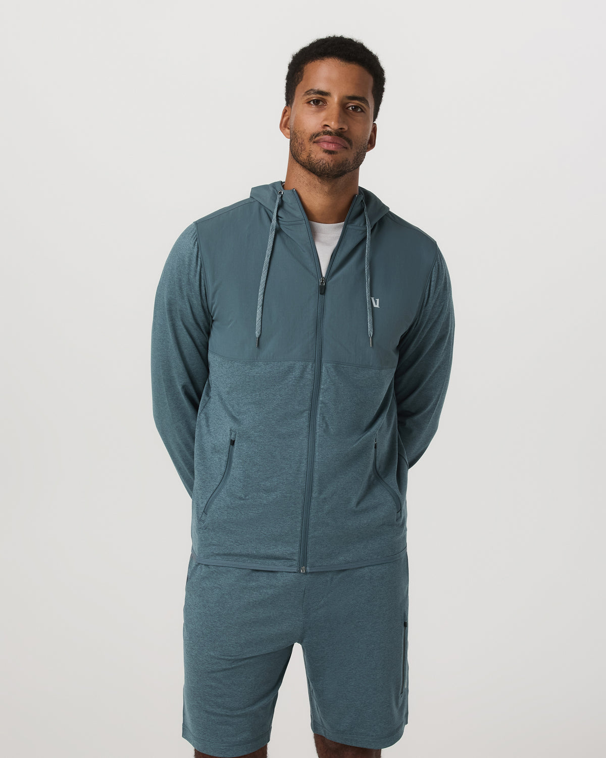 Sunday Element Jacket Men's Blue Sea Heather Jacket - Vuori Clothing