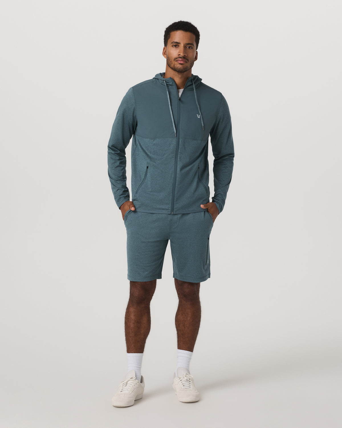 Sunday Element Jacket Men's Blue Sea Heather Jacket - Vuori Clothing