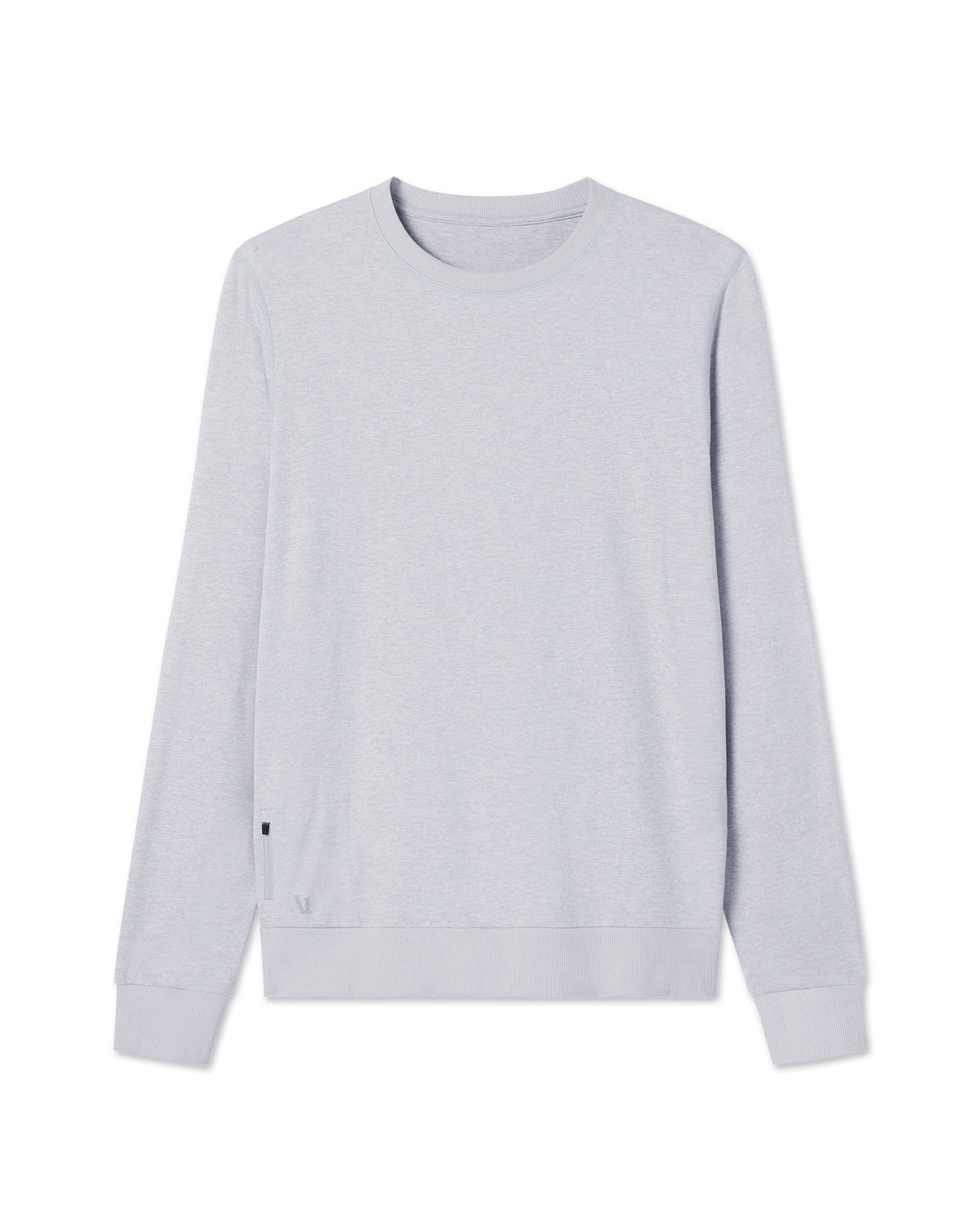 Ponto Performance Crew Men's Platinum White Pullover - Vuori Clothing
