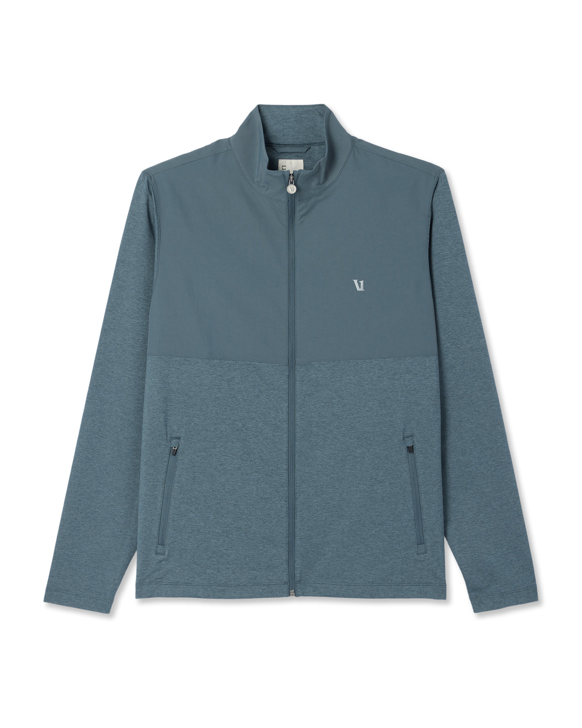Sunday Element Track Jacket Men's Blue Sea Heather Jacket - Vuori Clothing