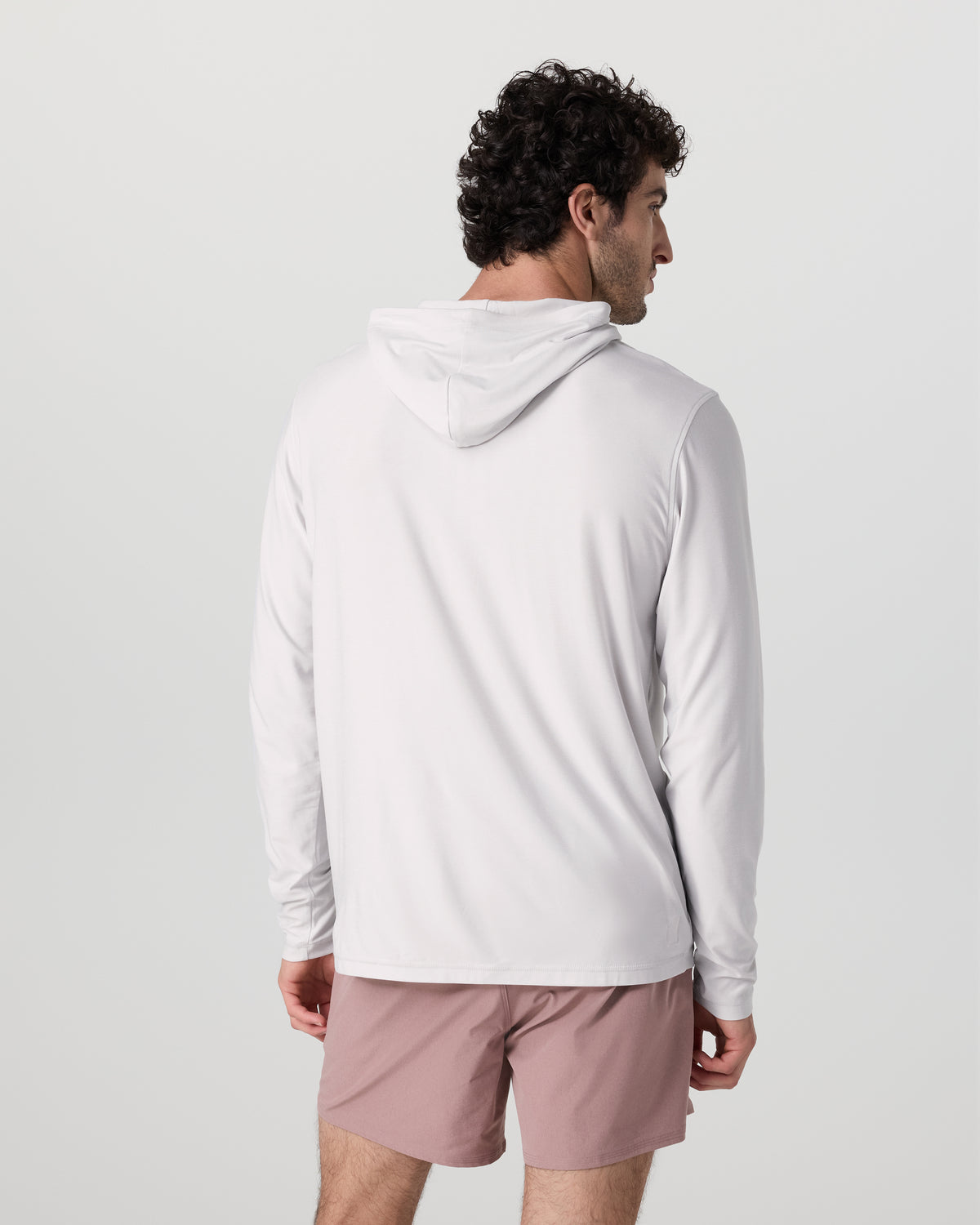 Strato Tech Hoodie Men's Frost Grey Workout Hoodie - Vuori Clothing