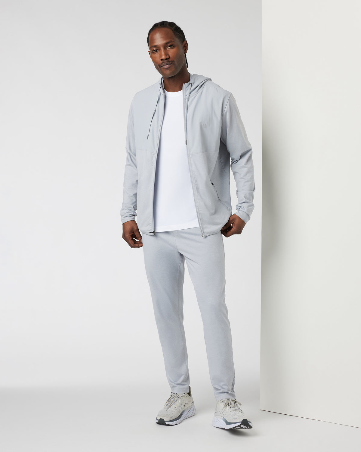 Sunday Element Jacket Platinum Heather - Vuori Clothing