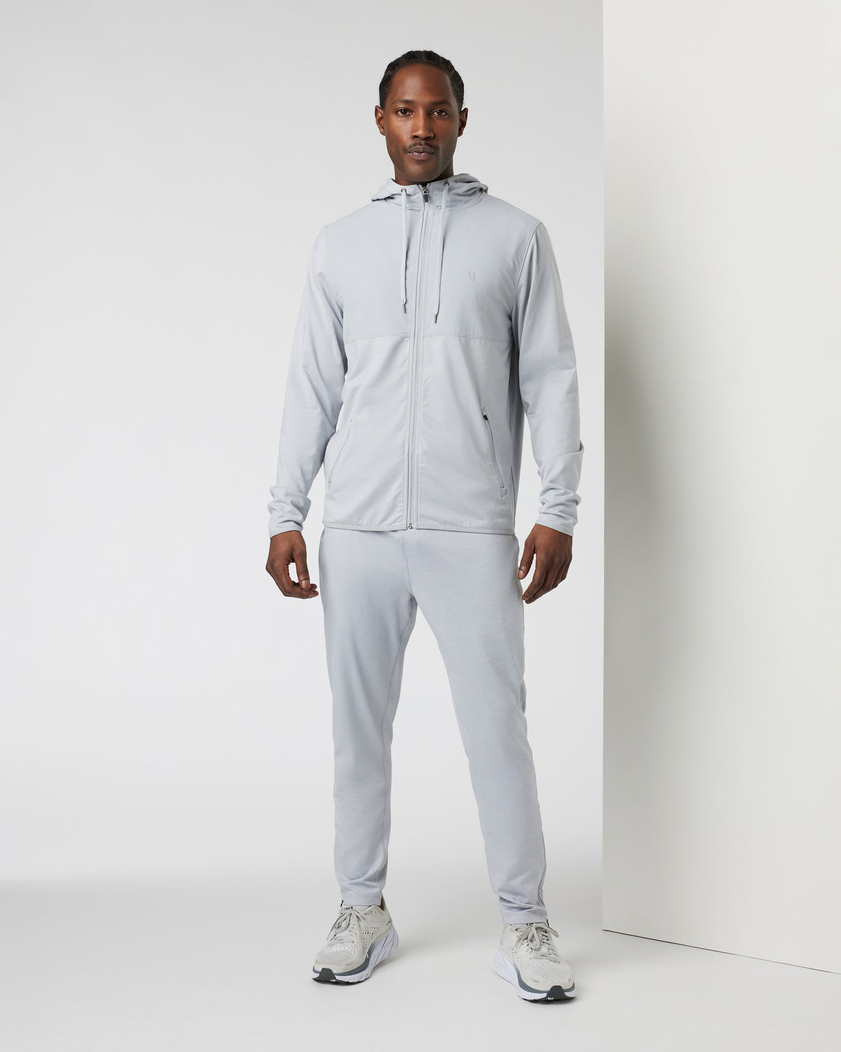 Sunday Element Jacket Platinum Heather - Vuori Clothing
