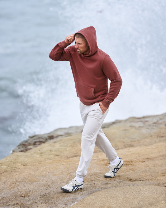Seaside Pullover Hoodie Men's Spiced Apple Hoodie - Vuori Clothing