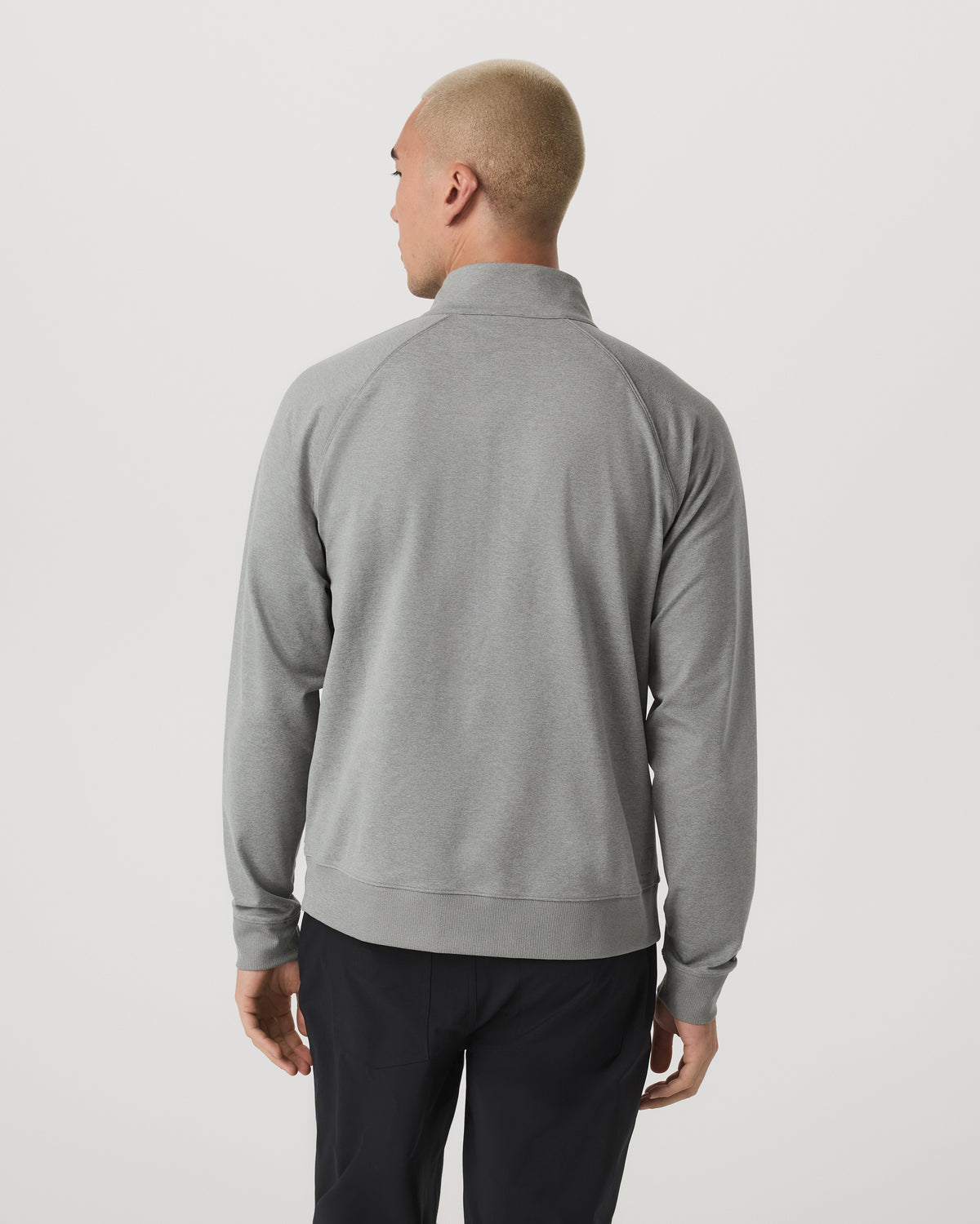 Coronado Novelty Full Zip Men's Driftwood Heather Jacket - Vuori Clothing