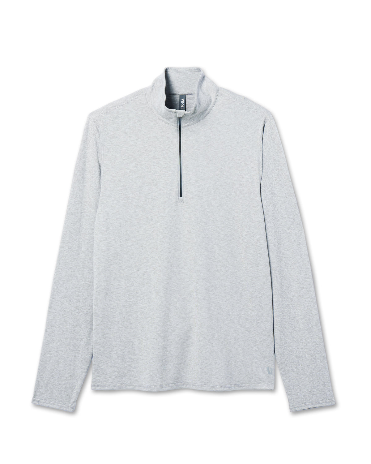 Ease Performance Half Zip 2.0 Light Heather Grey - Vuori Clothing