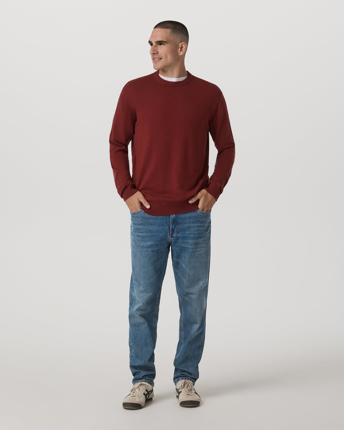 Fluent Sweater Men's Spiced Apple Cashmere Sweater - Vuori Clothing